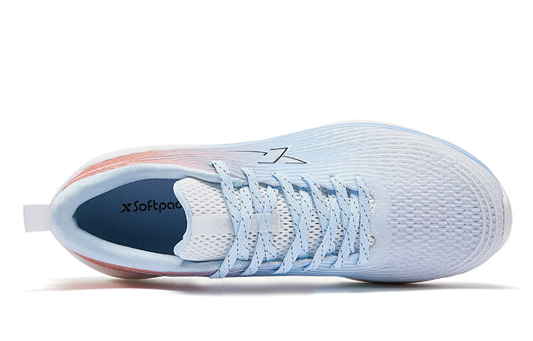 Кроссовки To Light 6.0 мужские с низким верхом Electronic Powder Blue/Peach Orange Xtep — фото 3