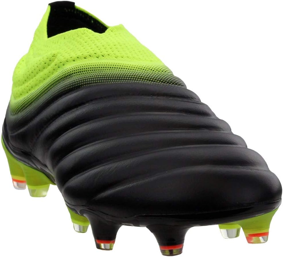 Кроссовки adidas Copa 19 FG, черный/желтый — фото 2