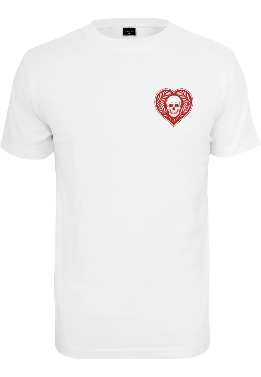 

Футболка Mister Tee "Мужская футболка Mister Tee с черепом и сердцем" Mistertee, белый