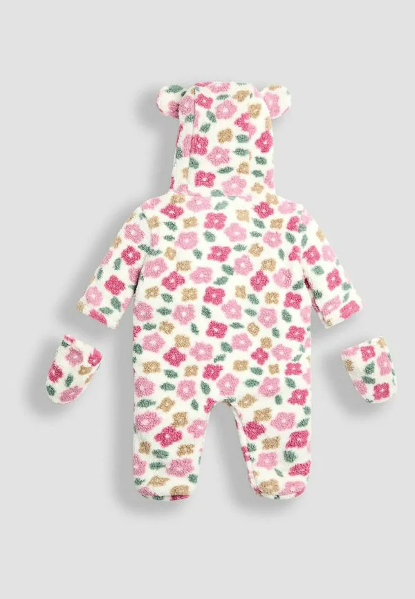 Спальный комбинезон стандартного кроя с принтом Jojo Maman Bébé, Pink Floral — фото 2
