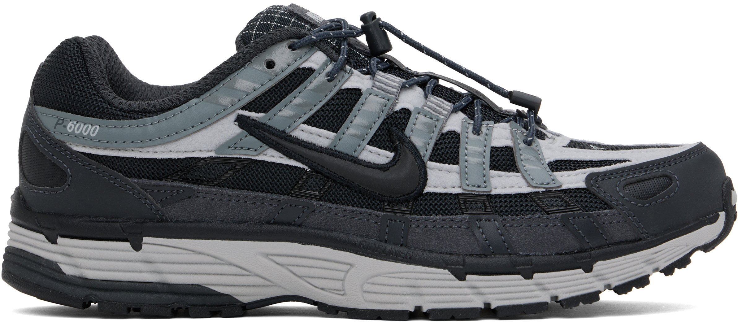 

Кроссовки P-6000 черно-серые Nike, Черный, Кроссовки P-6000 черно-серые Nike