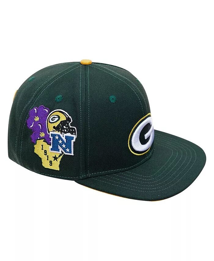 

Мужская зеленая кепка Green Bay Packers Hometown Snapback Pro Standard, зеленый