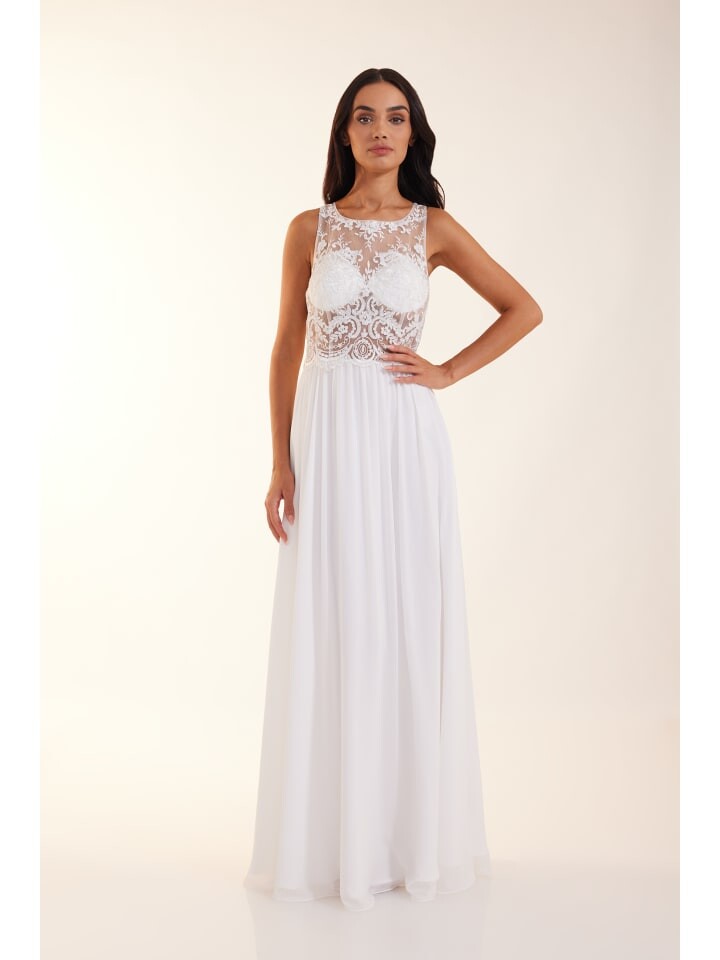 

Длинное платье LAONA Classic See Through, цвет cream white
