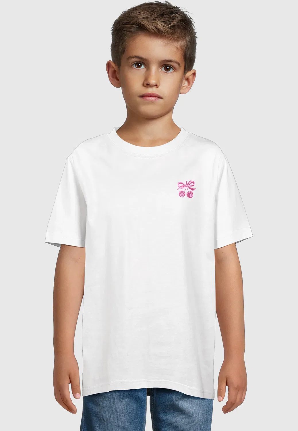 Футболка детская из хлопка Mister Tee, белый — фото 3