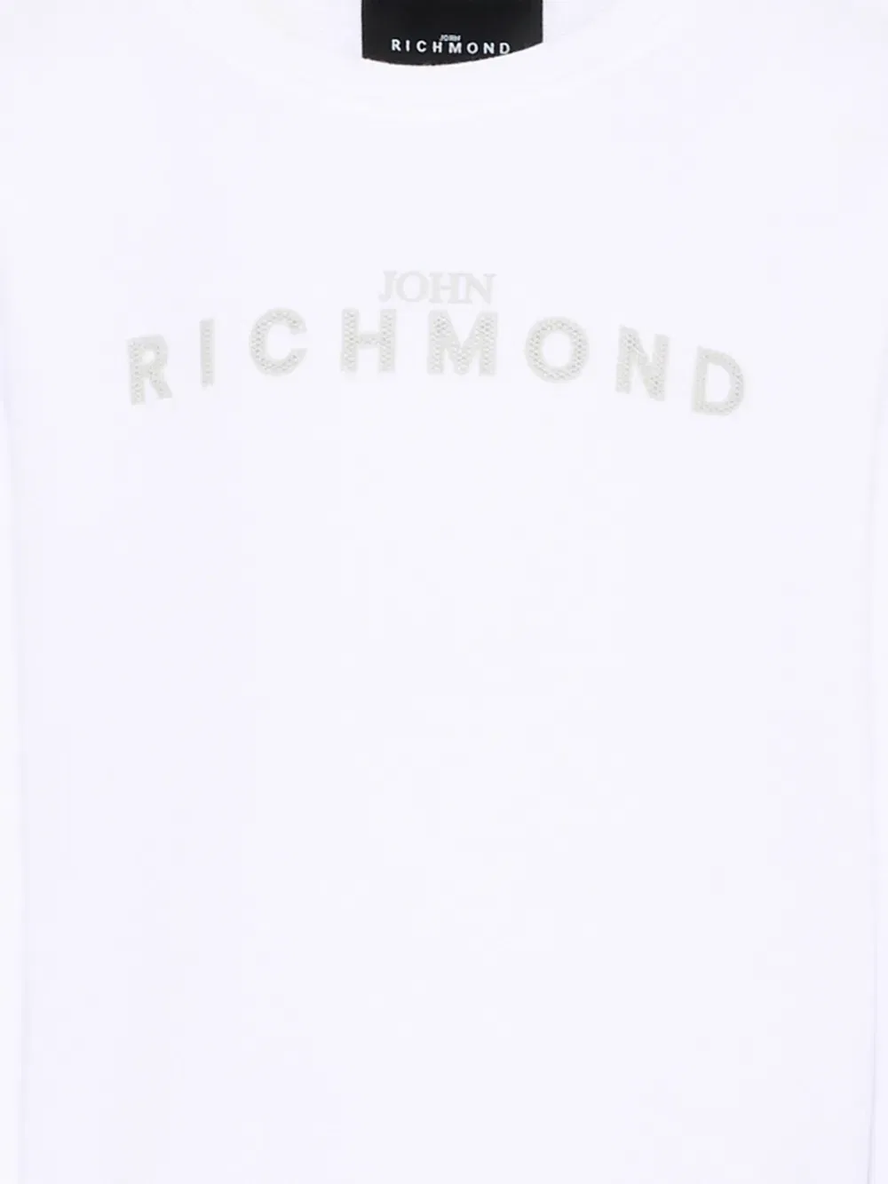 Свитшот с круглым вырезом John Richmond Junior, белый — фото 3