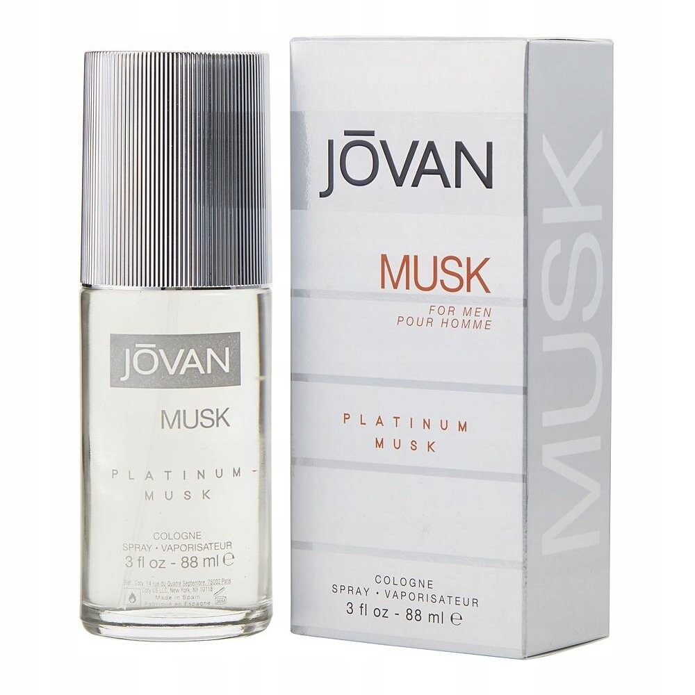 

Jovan, Platinum Musk For Men, одеколон, 88 мл