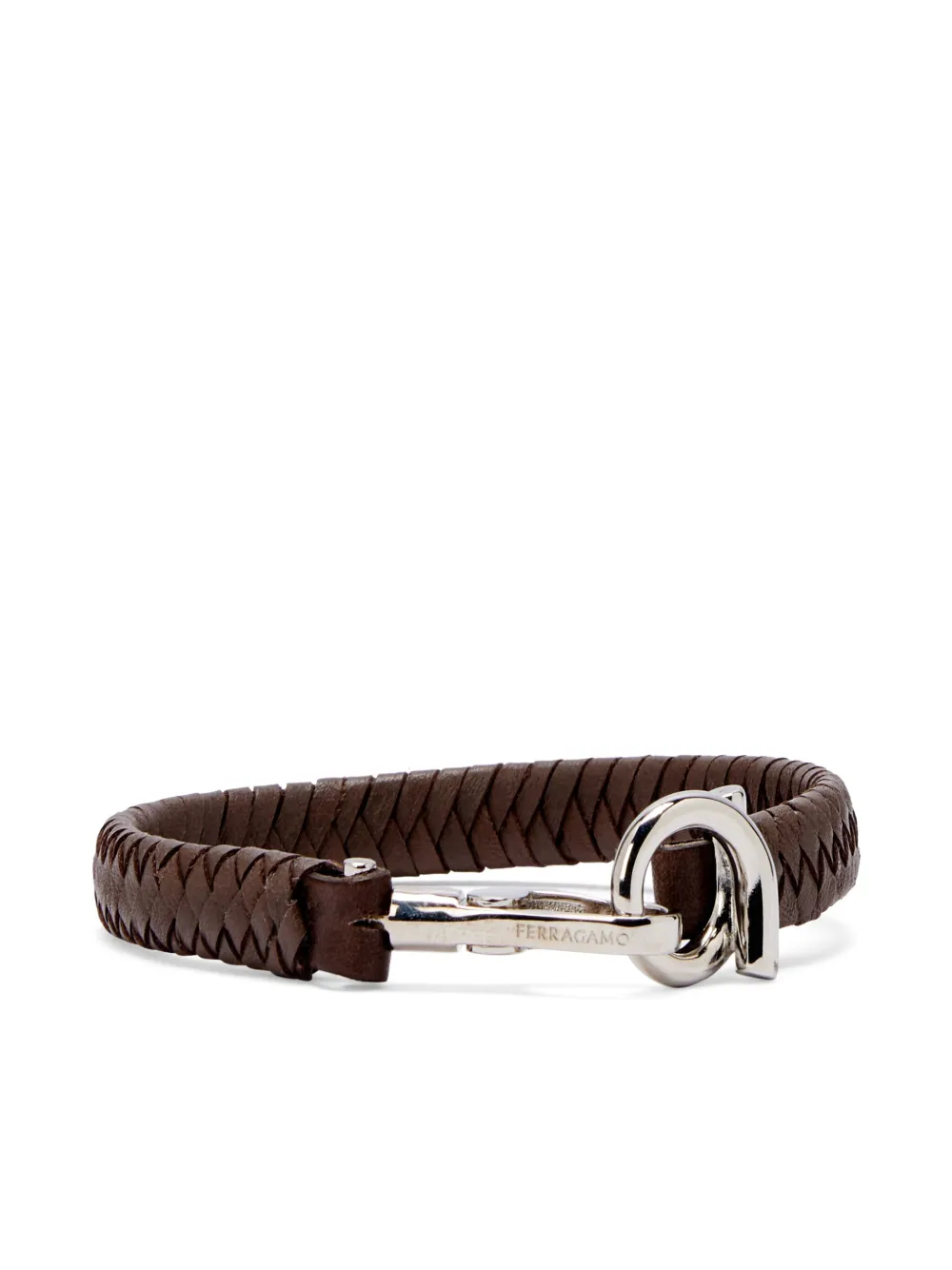 

Браслет с гравировкой Ferragamo, серебяный