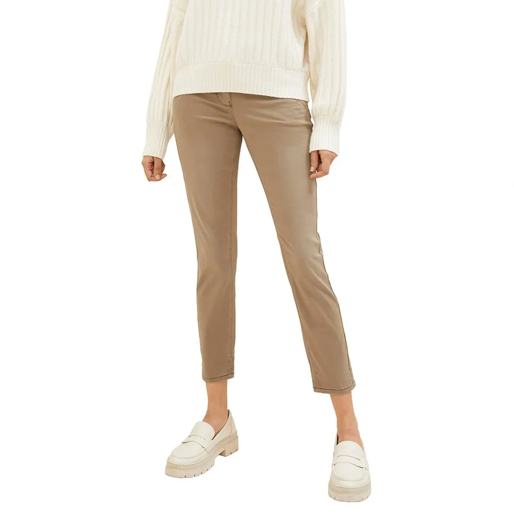 

Брюки Tom Tailor Tapered Relaxed, бежевый