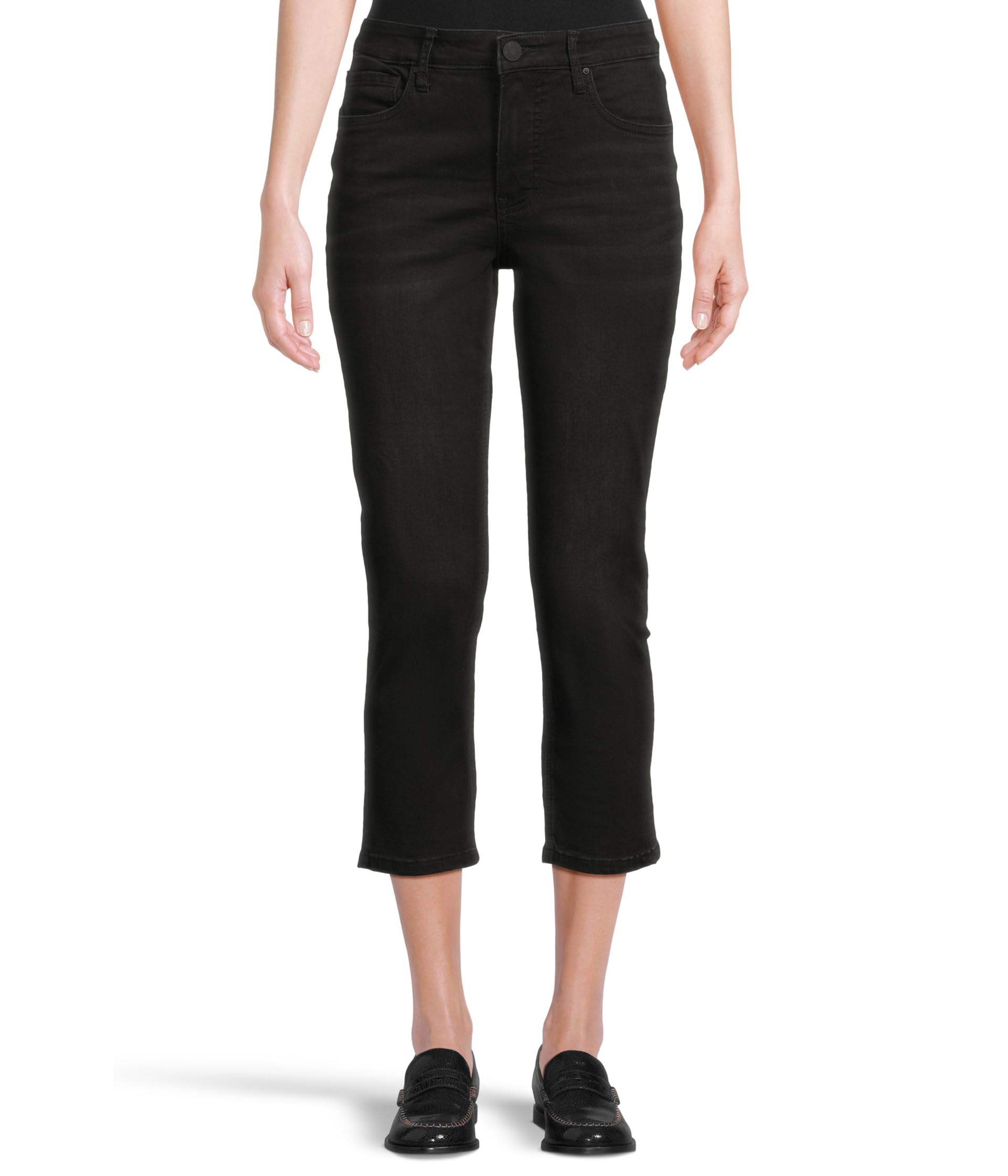 

Джинсы KUT from the Kloth Petite Rachael High Rise Fab Ab Mom Regular Hem, цвет Uplifting