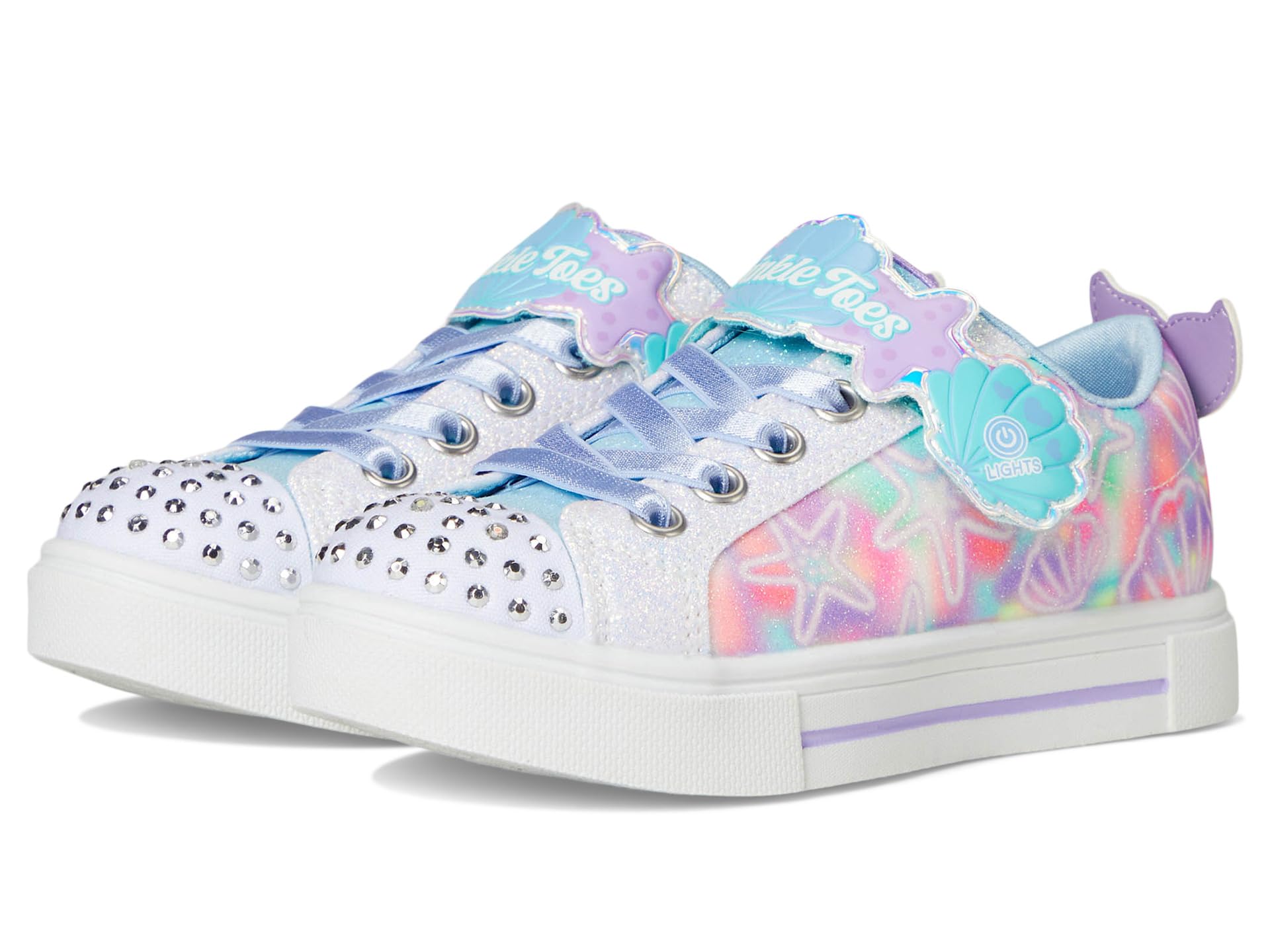 

Кроссовки SKECHERS KIDS Twinkle Sparks - Underwater Magic 314824L, цвет White/Multi