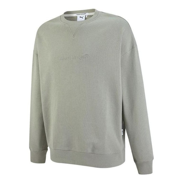 

Свитер mmq crew neck sweatshirt 'grey' Puma, серый
