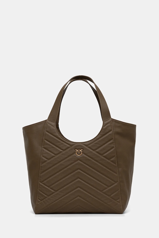 

Кожаная сумка Pinko, коричневый