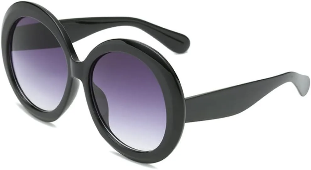 

Круглые солнцезащитные очки большого размера для женщин, овальные солнцезащитные очки для женщин/мужчин, винтажные очки для женщин MTZJH, Blackdoublegray