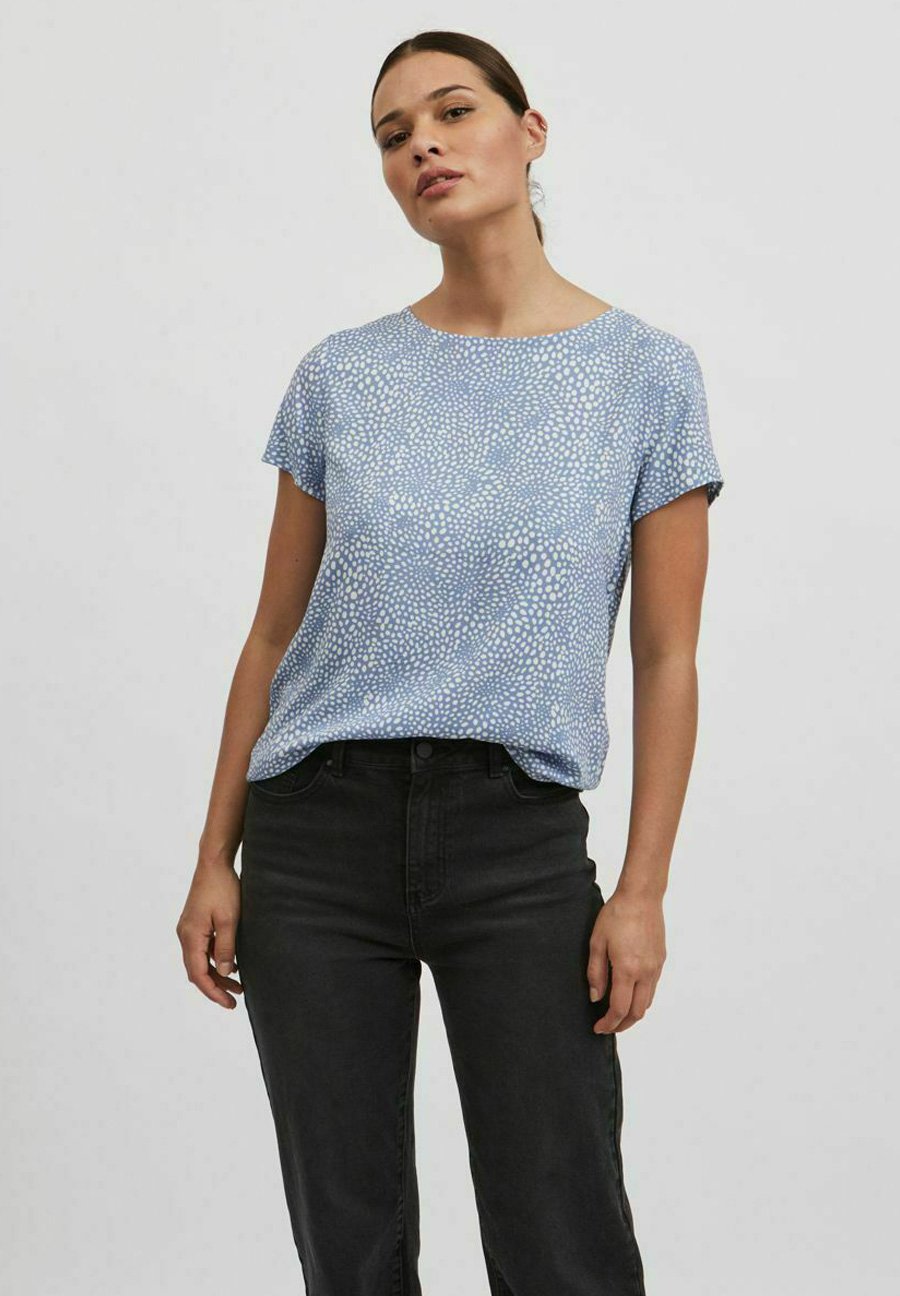 

Блуза VIPAYA - Print T-shirt VILA, синий