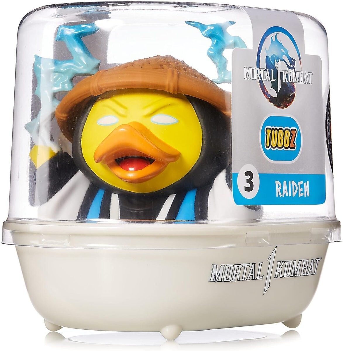 

Фигурка утки Tubbz, фигурка утки Numskull, ванна, подарок, Mortal Kombat Raiden, 9 см