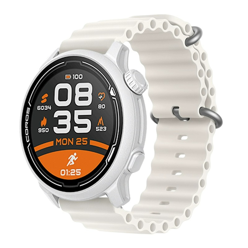 

Ремешок CORO COROS Совместимость Силиконовый материал Biaodaige, [Ocean Silicone Strap]Black
