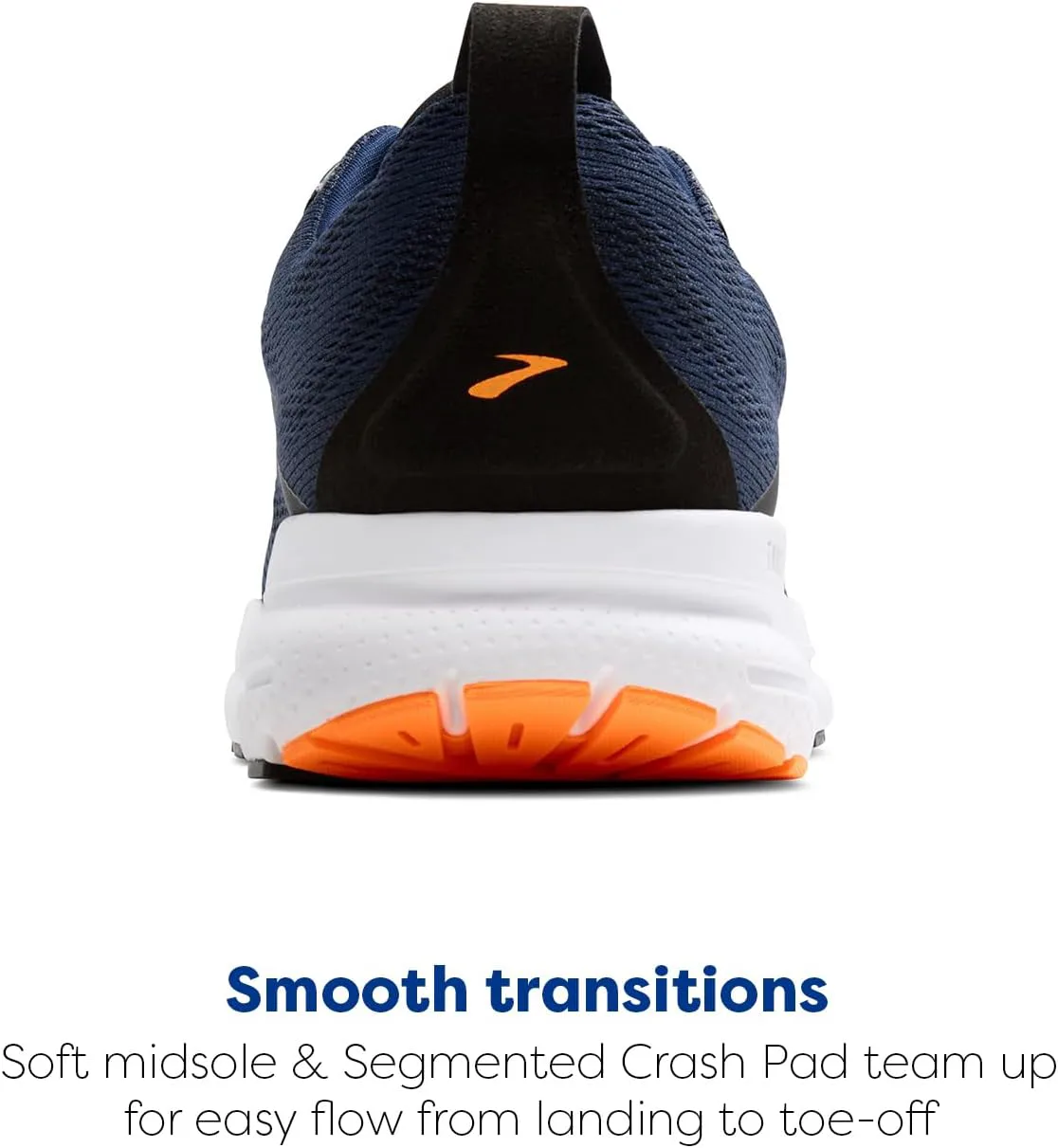 Мужские нейтральные беговые кроссовки Brooks Trace 4, черный/оранжевый — фото 4