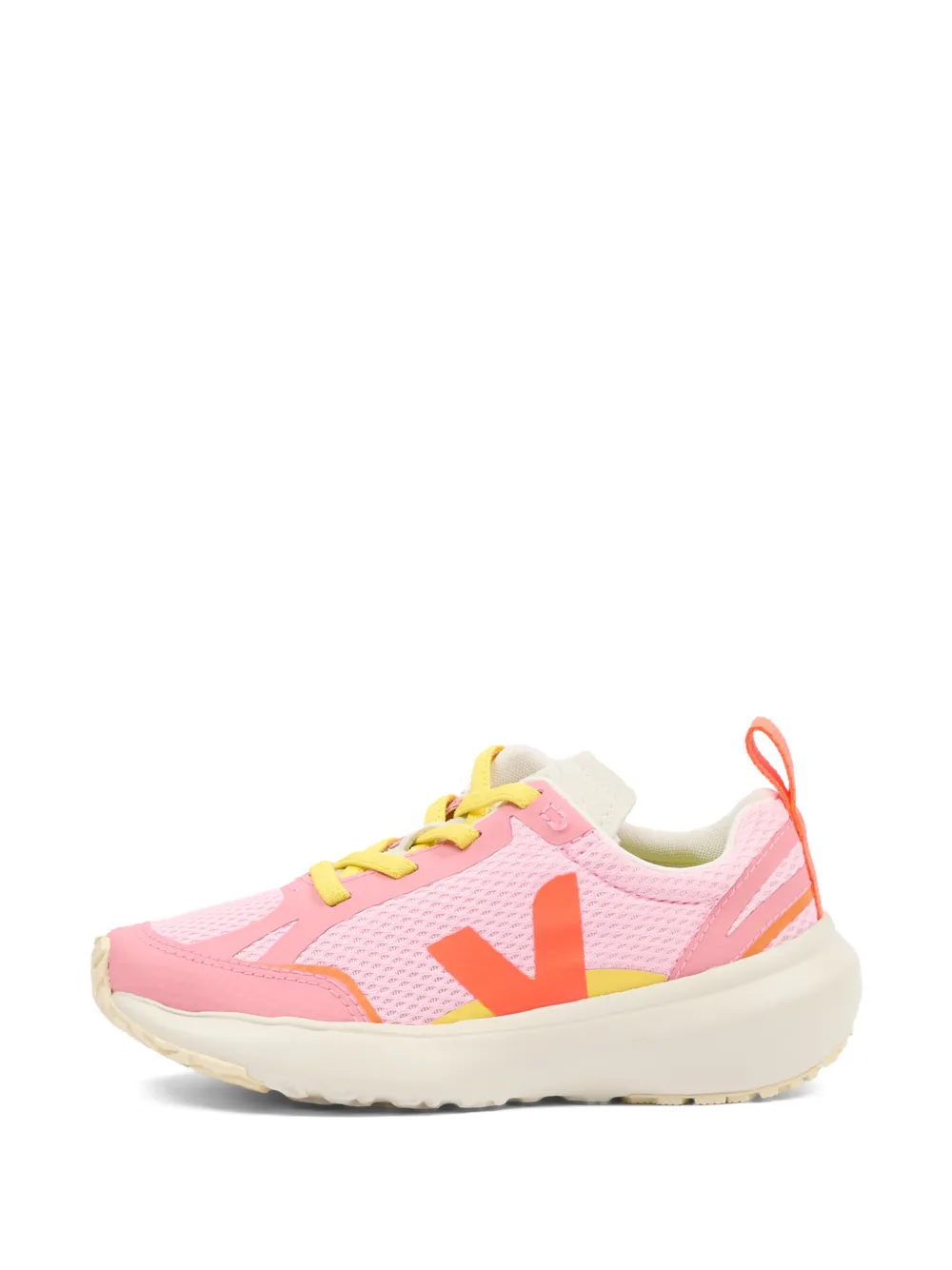 Кроссовки с нашивкой-логотипом Veja Kids, розовый — фото 3