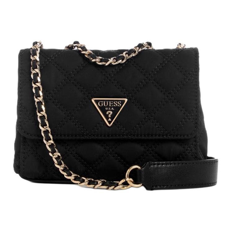 

GUESS Сумка кроссбоди из ткани и искусственной кожи, Black