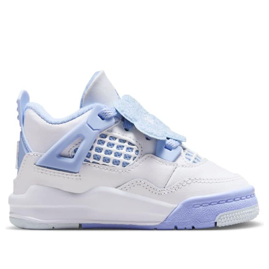 Кроссовки (TD) Air Jordan 4 Retro 'Forget Me Not', белый — фото 2