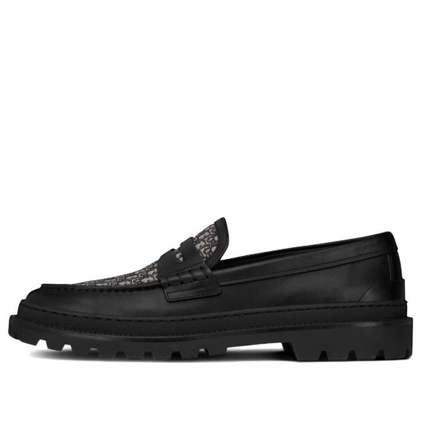 

Кроссовки explorer loafer 'black oblique jacquard' Dior, черный