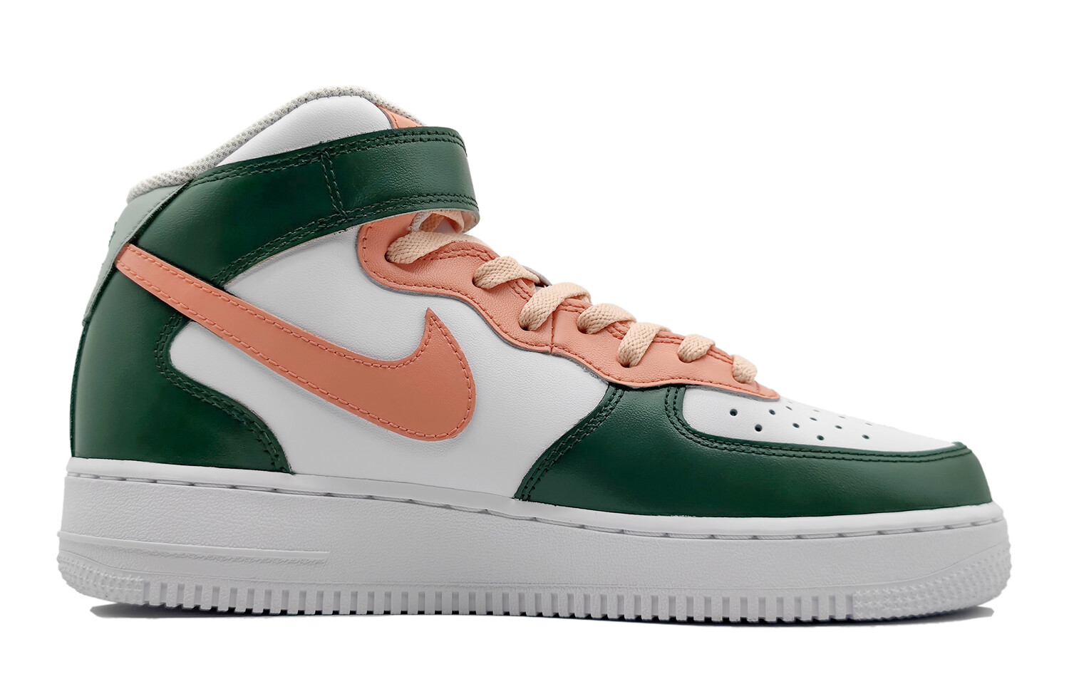

Кроссовки для скейтбординга Air Force 1 женские, средней высоты, зеленые/розовые/белые Nike, Зеленый, Кроссовки для скейтбординга Air Force 1 женские, средней высоты, зеленые/розовые/белые Nike