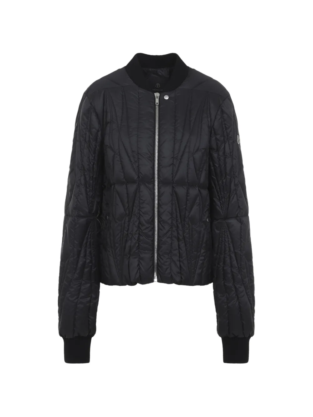 

Стеганый бомбер Geocamo Flight Moncler + Rick Owens, черный