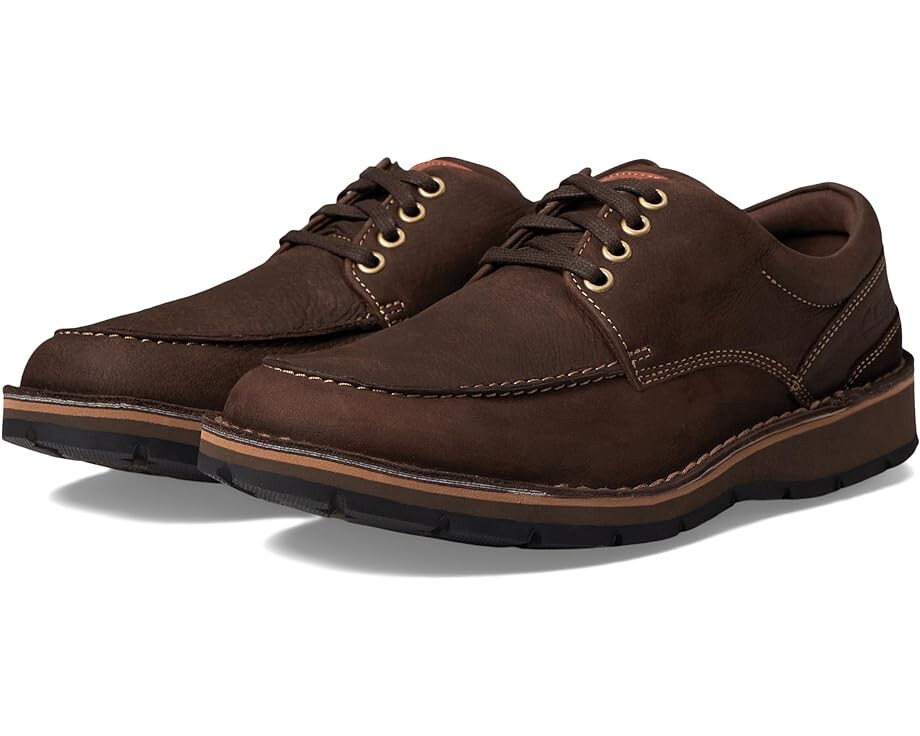 

Оксфорды Clarks Gravelle Low, цвет Dark Brown Nubuck