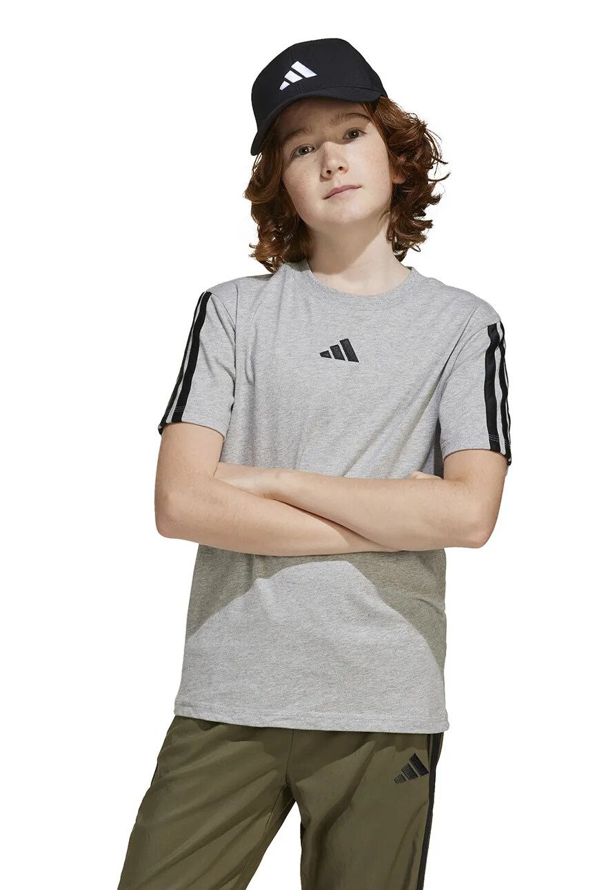 

Футболка детская хлопковая Adidas, серый