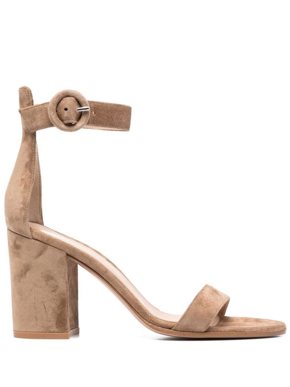 

Gianvito Rossi босоножки Versilia 85 на блочном каблуке, коричневый