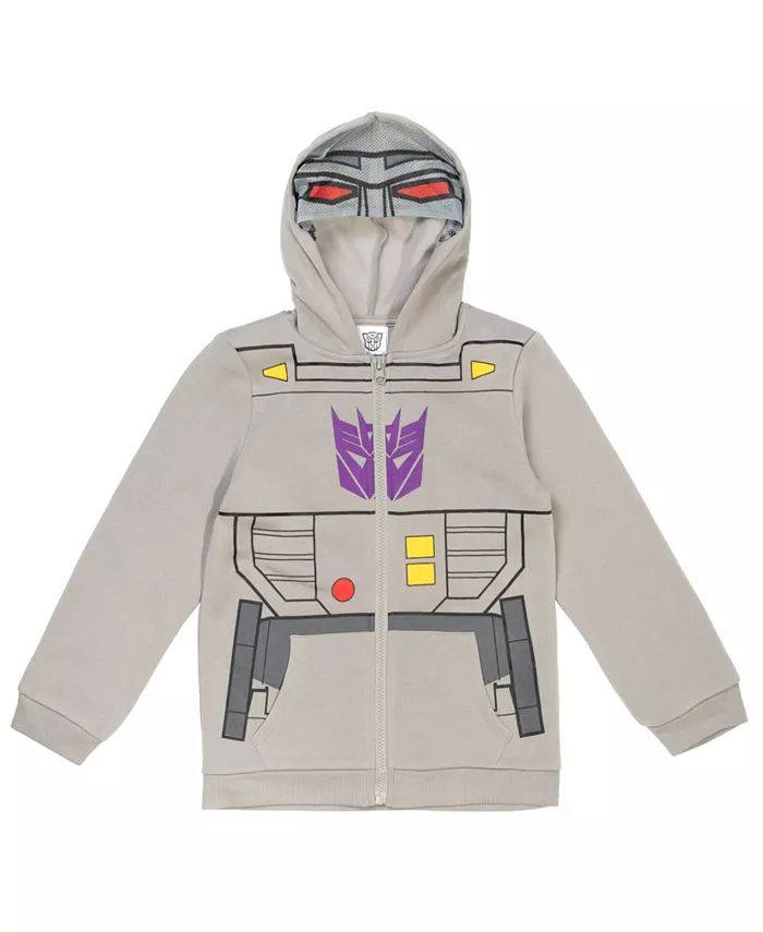 

Детская флисовая толстовка с молнией Transformers, серый