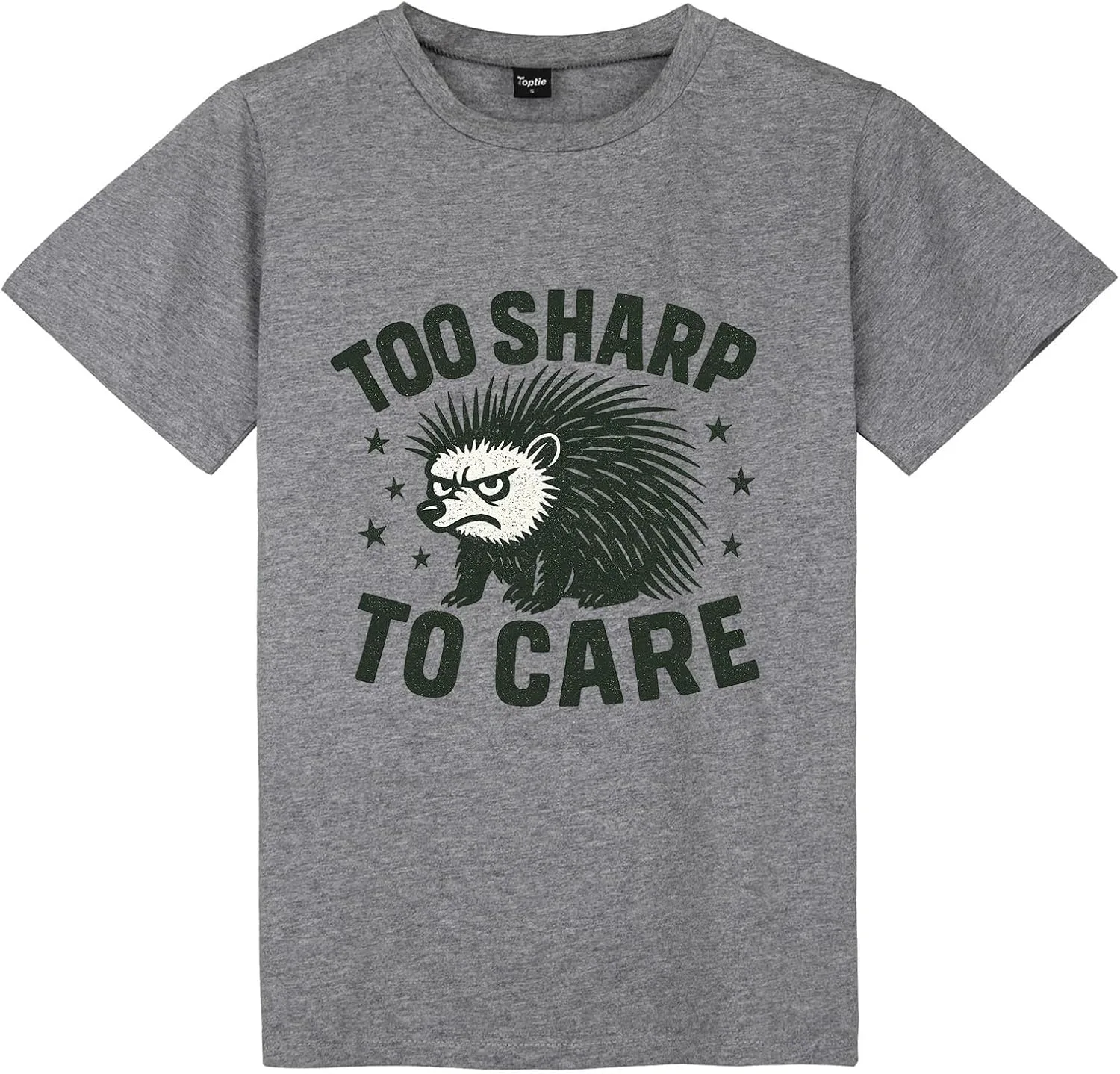 

Футболка TopTie Too Sharp to Care, хлопковая, унисекс