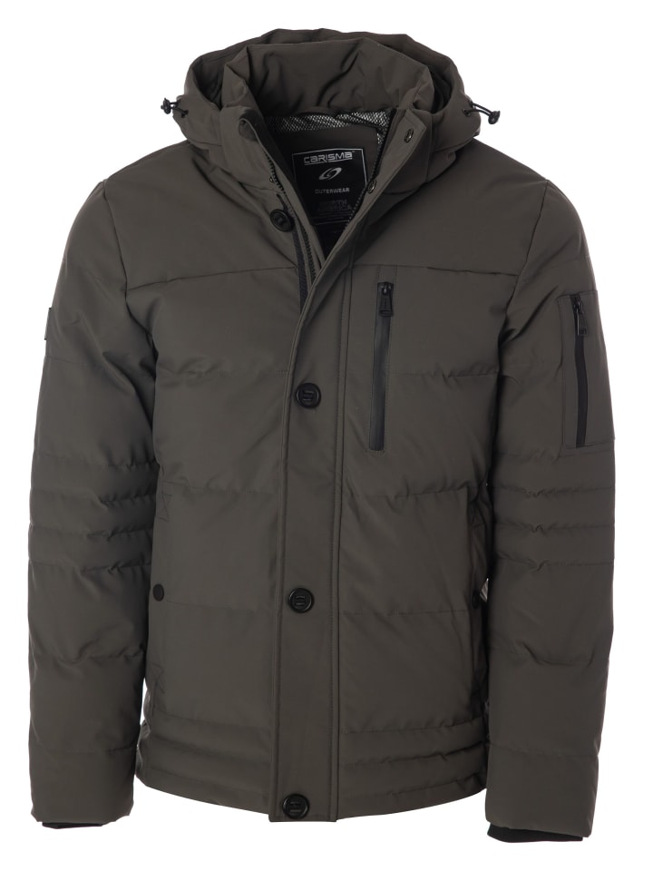 

Куртка 1241 Зимняя куртка цвета хаки CARISMA