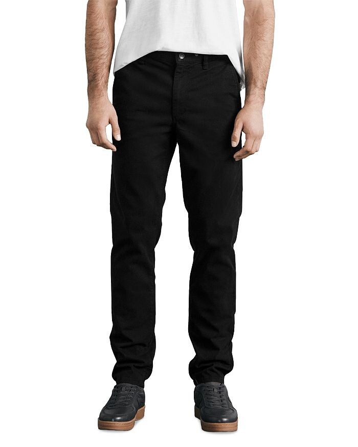 

Узкие брюки-чиносы из твила rag &bone Fit 2 rag & bone, черный