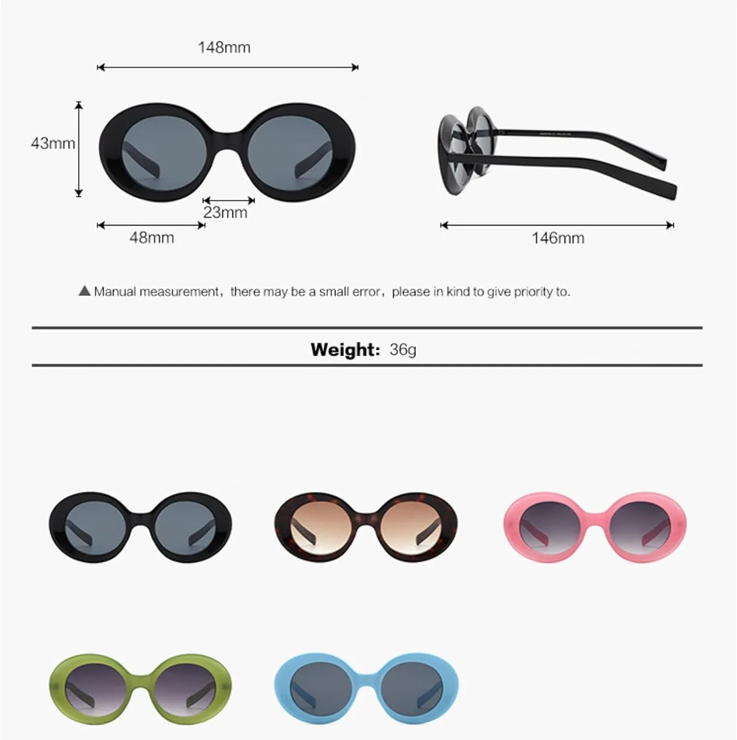 

Модные солнцезащитные очки конфетных цветов для женщин, круглые, с градиентным переходом цвета, для активного отдыха, защита от УФ-излучения UV400 TOIPASTN, C5blue