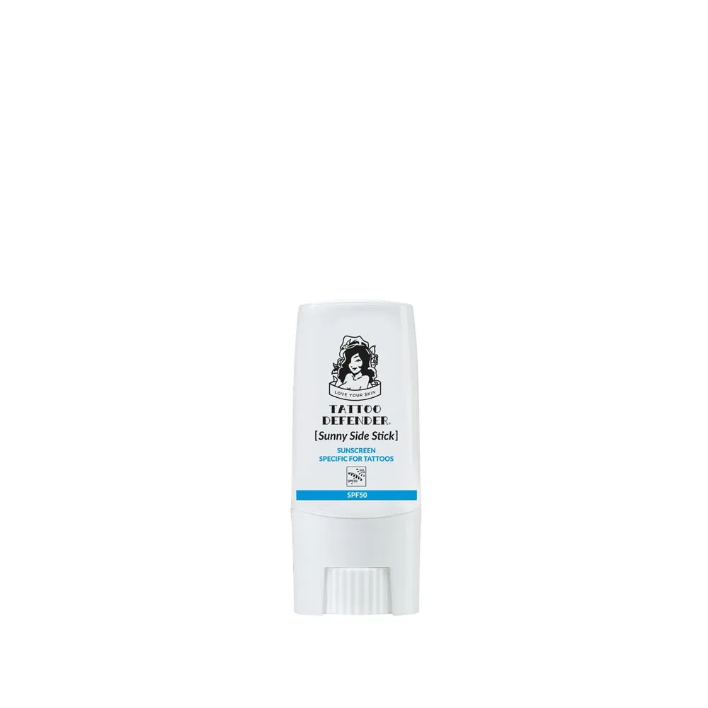Солнцезащитный стик «Sunny Side Stick» SPF 50+ для татуировок от Tattoo Defender Tattoo Defender