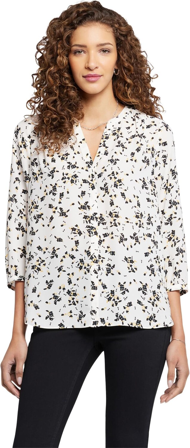 

Блуза NYDJ Blouse w/ Pleated Back, цвет Sugarville