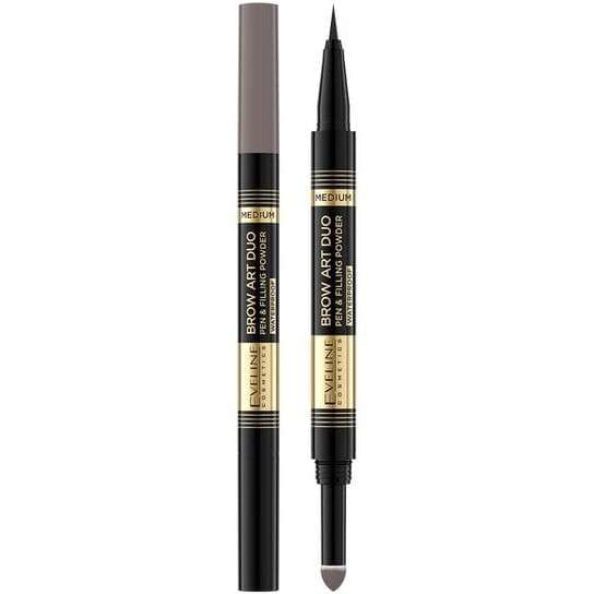 

Карандаш для бровей и пудра для бровей арт 02 средний Eveline Cosmetics