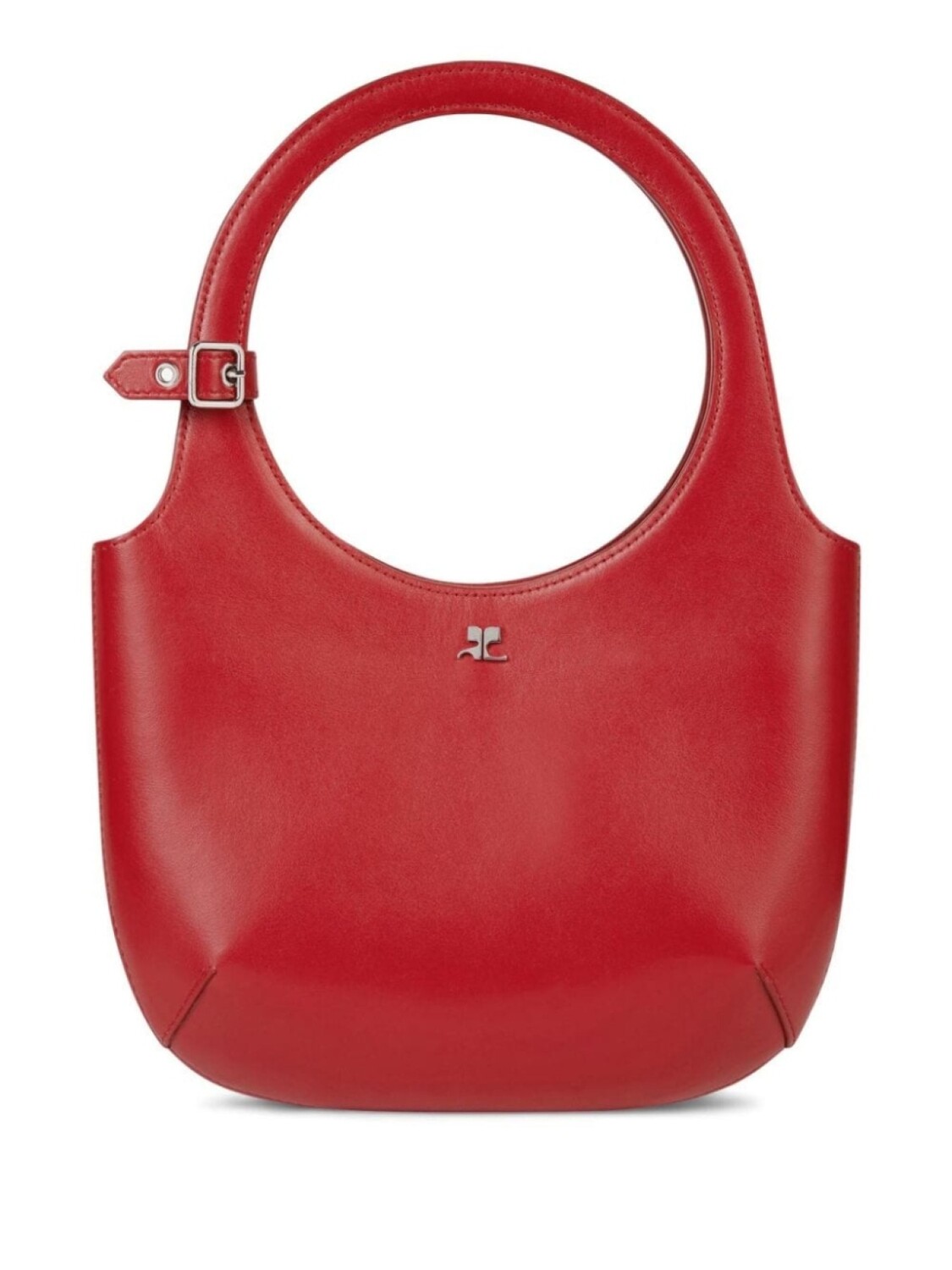 

Courrèges сумка-тоут Holy из зернистой кожи, красный