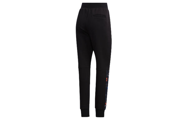 Спортивные штаны (WMNS) adidas Mic Dk Printing Sports Pants Black, черный — фото 2