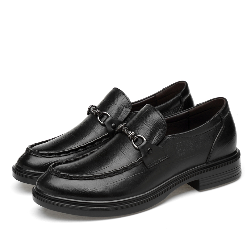 Dao Tu Sen Мужские повседневные туфли черные с тиснением, цвет Black Embossed-Starting from (6288) — фото 3