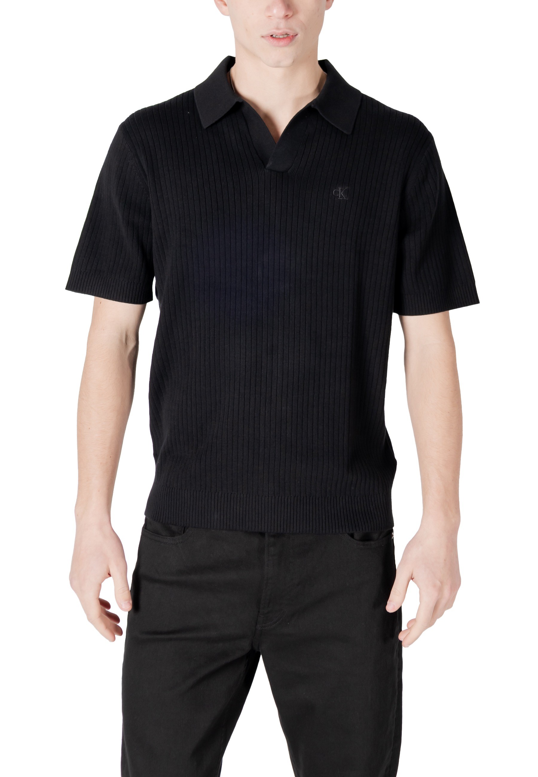

Поло Calvin Klein Jeans, черный