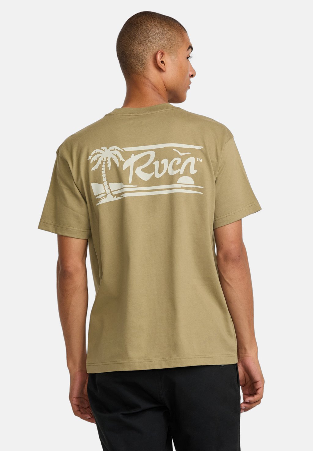 

Футболка с принтом EXOTICA RVCA, бежевый