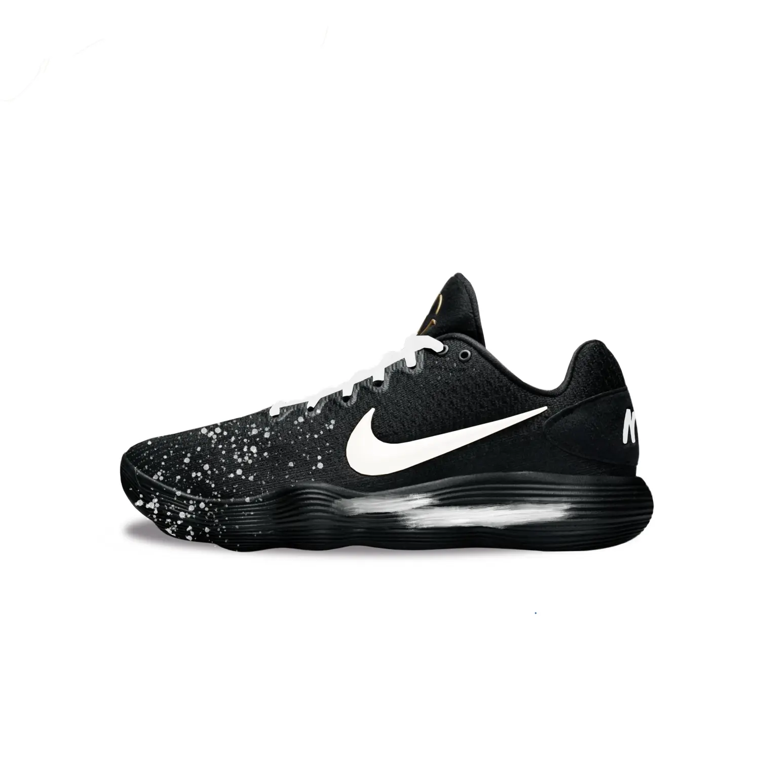 

Nike Баскетбольные кроссовки Hyperdunk 2017, износостойкие, низкие, мужские, черно-белые