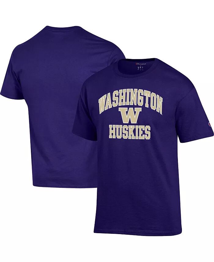 

Мужская фиолетовая футболка Washington Huskies High Motor Champion