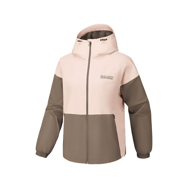 

Skechers Куртки женские, нежно-розовые, 028B, с капюшоном, средней плотности ткани, другие цвета