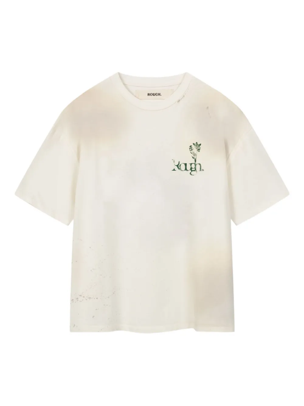 

Футболка с логотипом ROUGH., белый