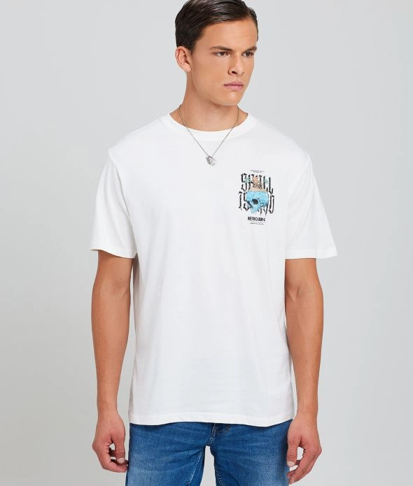 

Носовая футболка Retro Jeans, белый