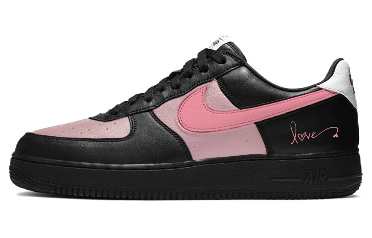 

Кроссовки Nike Air Force 1 Skateboarding Shoes Unisex Low-top Black/pink, черный