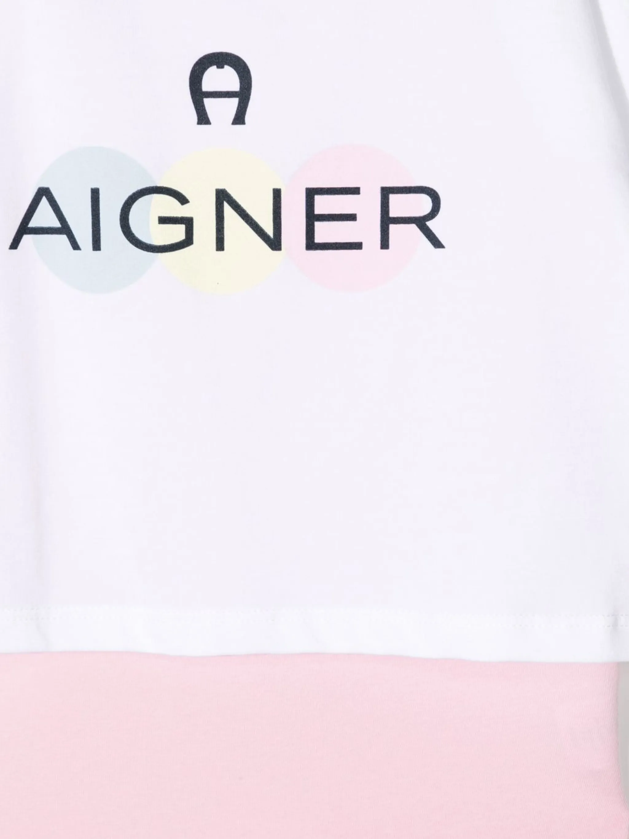 Многослойный топ с логотипом Aigner Kids, белый — фото 3